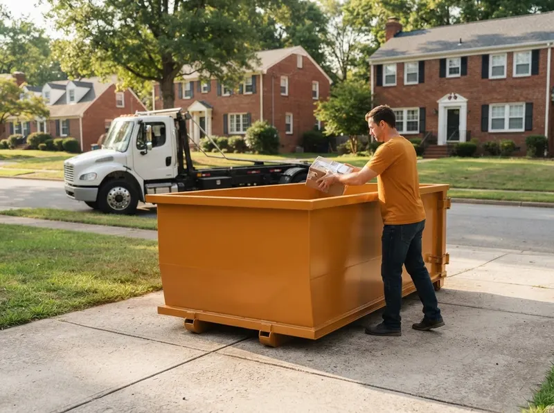 10-Yard Roll-Off Dumpster Rental in Richmond, VA