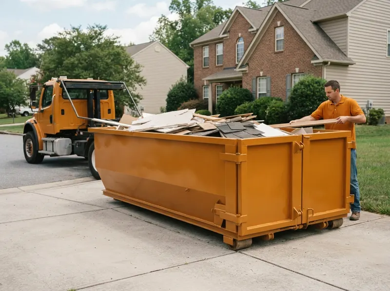 30-Yard Construction Dumpster in Richmond, VA
